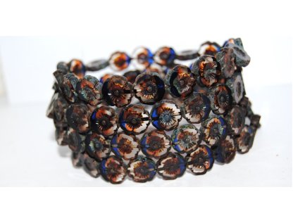 Hawaii flowers 12mm - Table cut beads