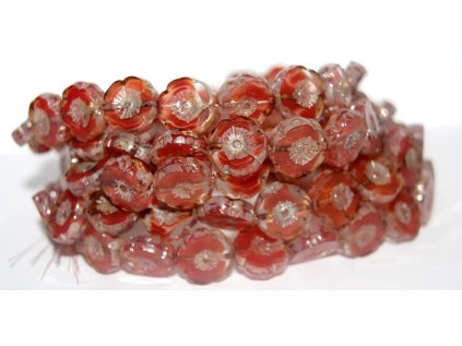 Hawaii flowers 12mm - Table cut beads
