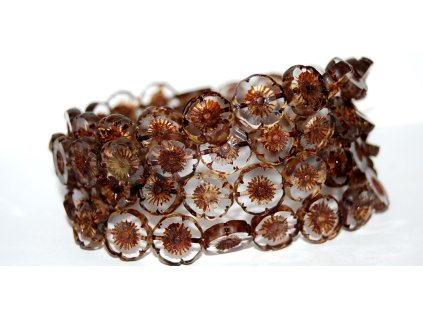 Hawaii flowers 13mm - Table cut beads