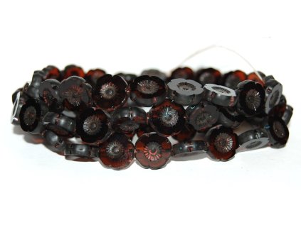 Hawaii flowers 13mm - Table cut beads
