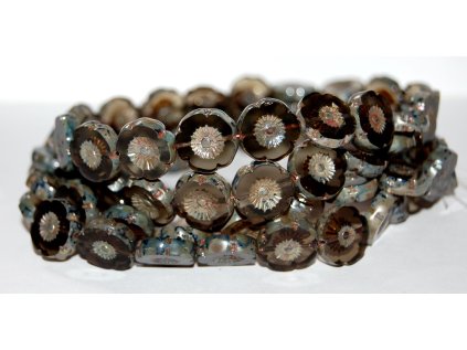 Hawaii flowers 13mm - Table cut beads