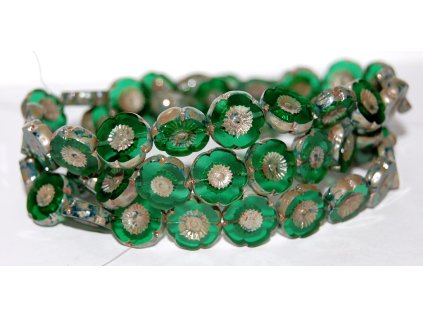 Hawaii flowers 13mm - Table cut beads