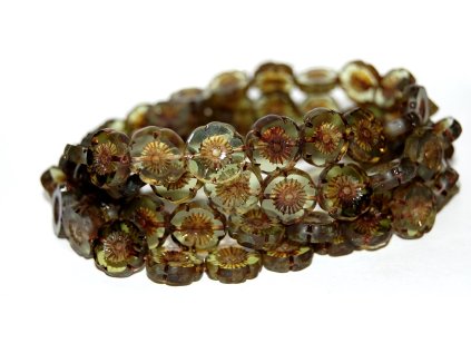 Kytky Hawai 13 mm - Ploškované perle