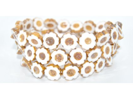 Hawaii flowers 14mm - Table cut beads