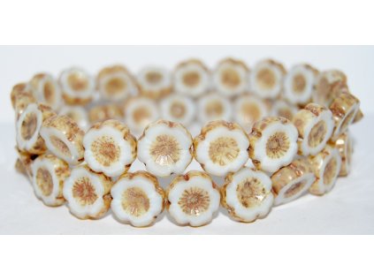 Hawaii flowers 14mm - Table cut beads