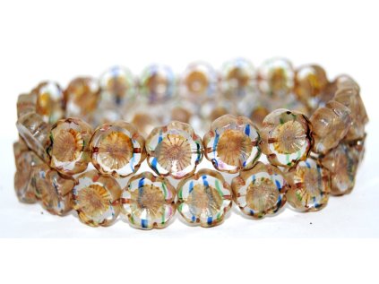 Hawaii flowers 14mm - Table cut beads