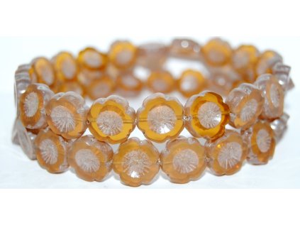 Hawaii flowers 14mm - Table cut beads