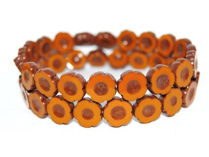 Hawaii flowers 14mm - Table cut beads