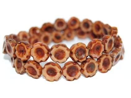 Hawaii flowers 14mm - Table cut beads