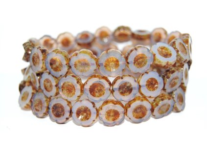 Hawaii flowers 14mm - Table cut beads