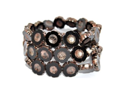 Hawaii flowers 14mm - Table cut beads