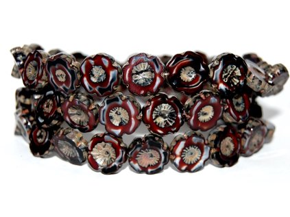 Kytky Hawai 14 mm - Ploškované perle