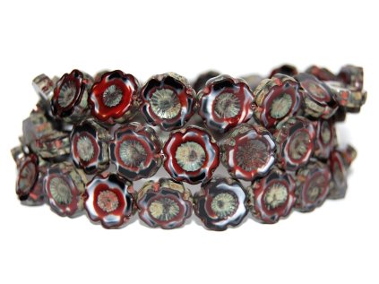 Kytky Hawai 14 mm - Ploškované perle