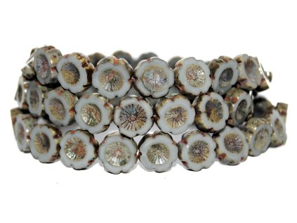 Hawaii flowers 14mm - Table cut beads