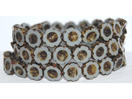 Hawaii flowers 14mm - Table cut beads