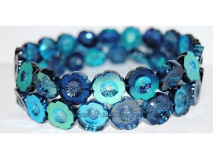 Hawaii flowers 14mm - Table cut beads