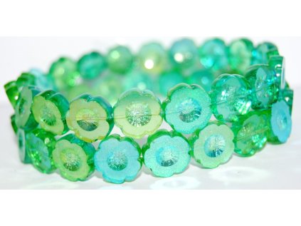 Hawaii flowers 14mm - Table cut beads