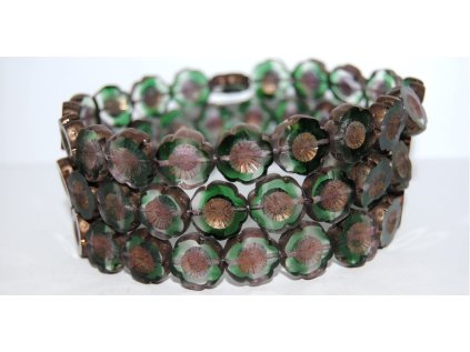 Hawaii flowers 14mm - Table cut beads