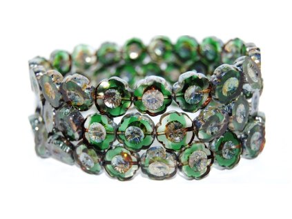 Hawaii flowers 14mm - Table cut beads