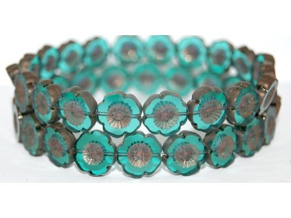 Hawaii flowers 14mm - Table cut beads