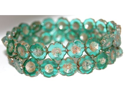 Hawaii flowers 14mm - Table cut beads