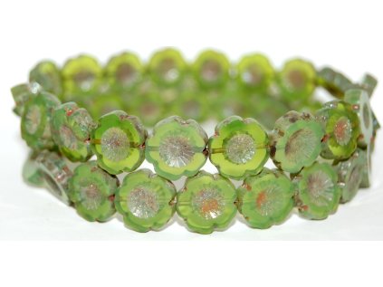 Hawaii flowers 14mm - Table cut beads