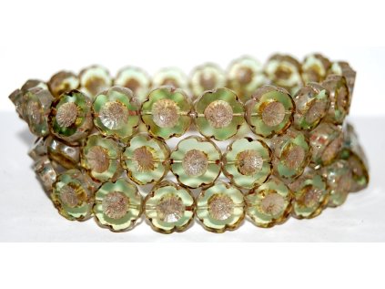 Hawaii flowers 14mm - Table cut beads