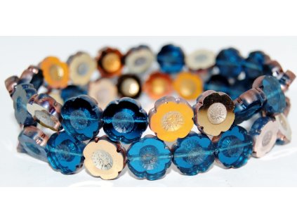 Hawaii flowers 14mm - Table cut beads