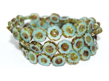 Hawaii flowers 14mm - Table cut beads