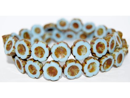 Hawaii flowers 14mm - Table cut beads