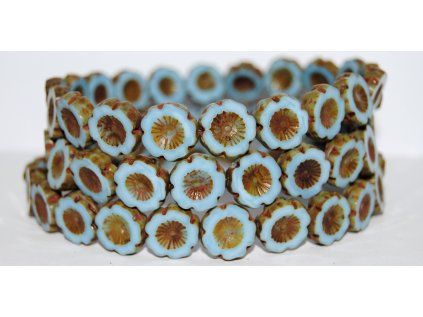 Hawaii flowers 14mm - Table cut beads