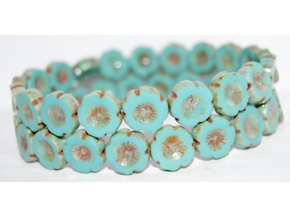Hawaii flowers 14mm - Table cut beads