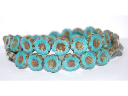 Hawaii flowers 14mm - Table cut beads