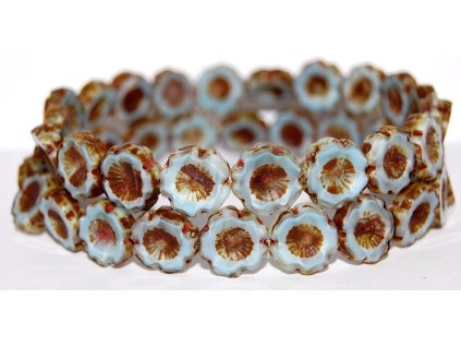 Hawaii flowers 14mm - Table cut beads