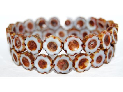 Hawaii flowers 14mm - Table cut beads