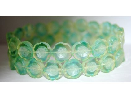 Hawaii flowers 14mm - Table cut beads