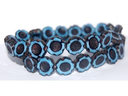 Hawaii flowers 14mm - Table cut beads