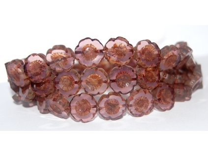 Kytky Hawai 14 mm - Ploškované perle