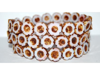 Hawaii flowers 14mm - Table cut beads