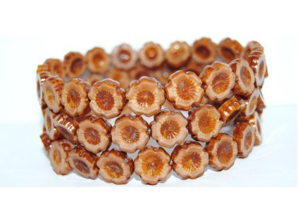 Hawaii flowers 14mm - Table cut beads