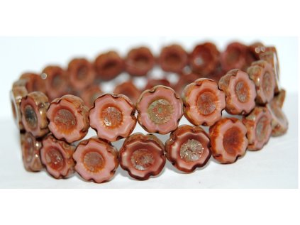 Hawaii flowers 14mm - Table cut beads