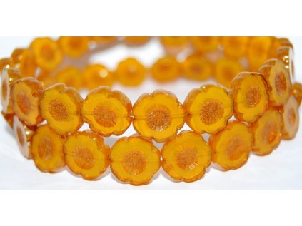 Hawaii flowers 14mm - Table cut beads