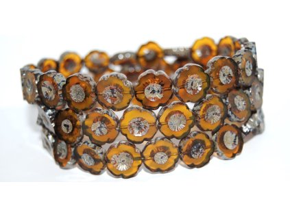 Hawaii flowers 14mm - Table cut beads