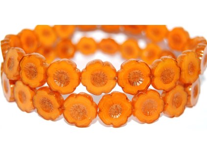 Hawaii flowers 14mm - Table cut beads