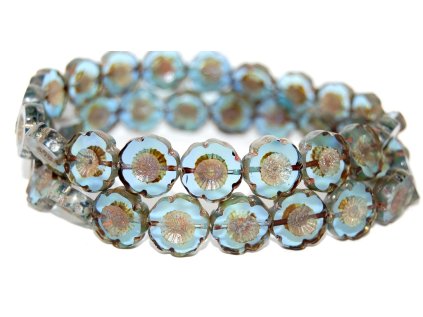 Hawaii flowers 14mm - Table cut beads