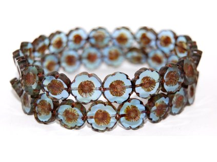 Hawaii flowers 14mm - Table cut beads