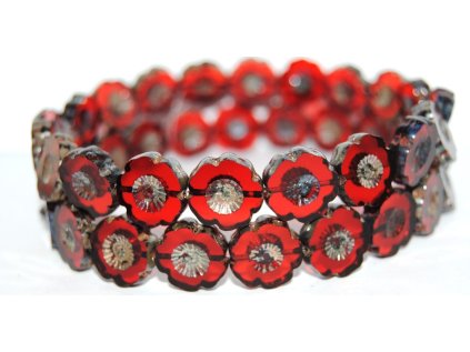 Hawaii flowers 14mm - Table cut beads