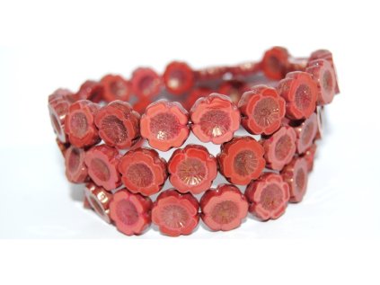 Hawaii flowers 14mm - Table cut beads