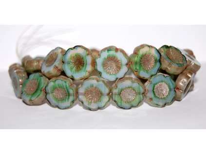 Hawaii flowers 16mm - Table cut beads