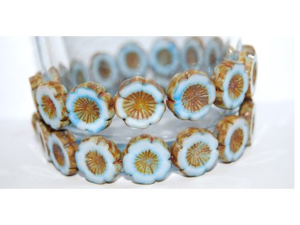 Hawaii flowers 16mm - Table cut beads